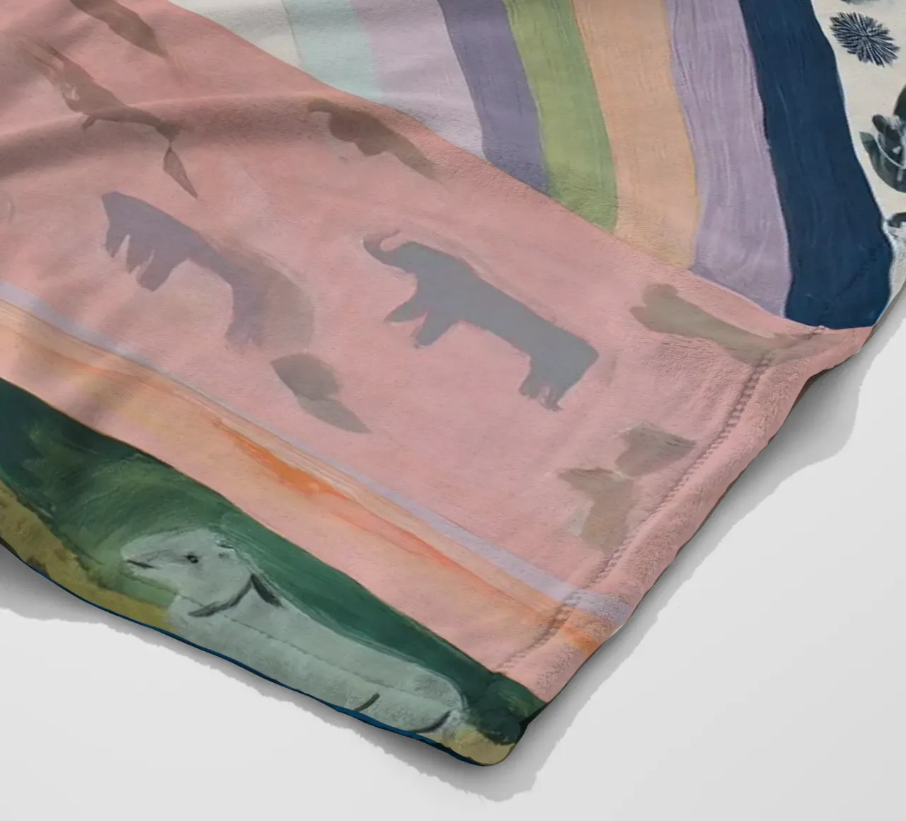 Boho Regenboog Print fleecedeken van Boheme