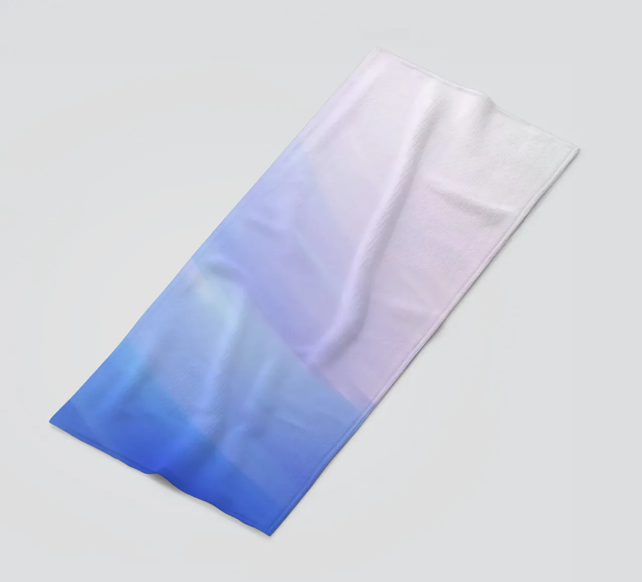 Abstract swirl of blue and pink colors creating a dreamy art beach towel by DesignDoodle