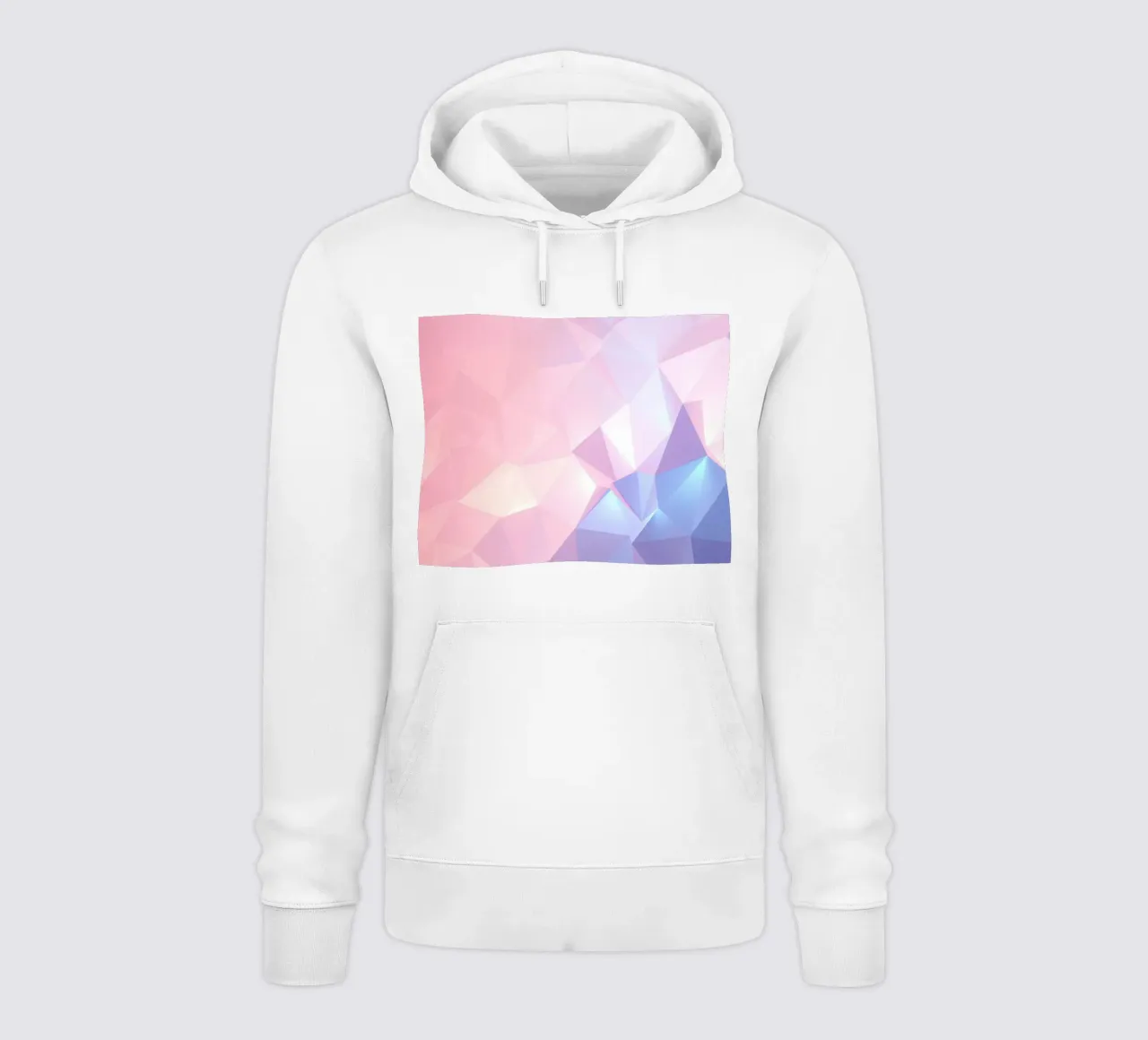 geometric pattern with soft pastels creating calming atmosph hoodie by DesignDoodle