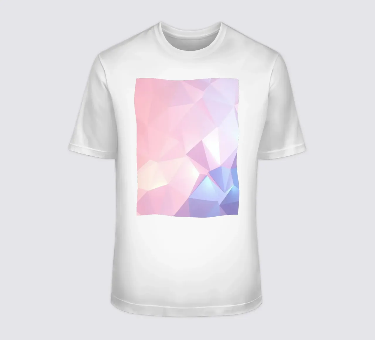 geometric pattern with soft pastels creating calming atmosph t-shirt by DesignDoodle
