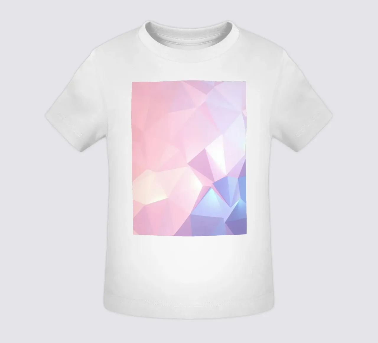 geometric pattern with soft pastels creating calming atmosph baby t-shirt by DesignDoodle