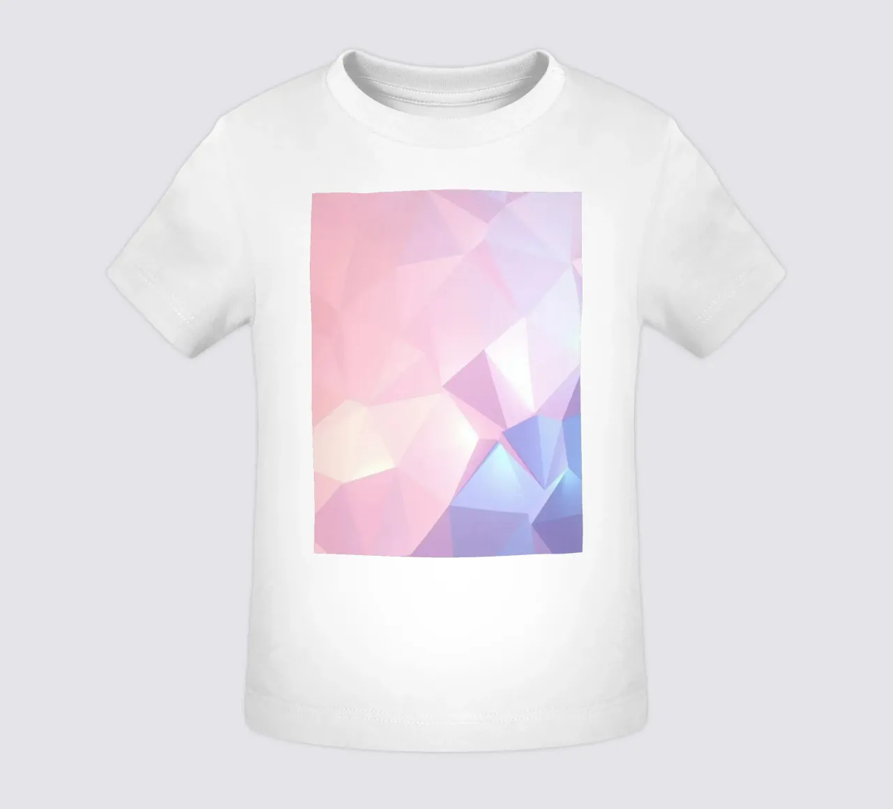 geometric pattern with soft pastels creating calming atmosph baby t-shirt by DesignDoodle