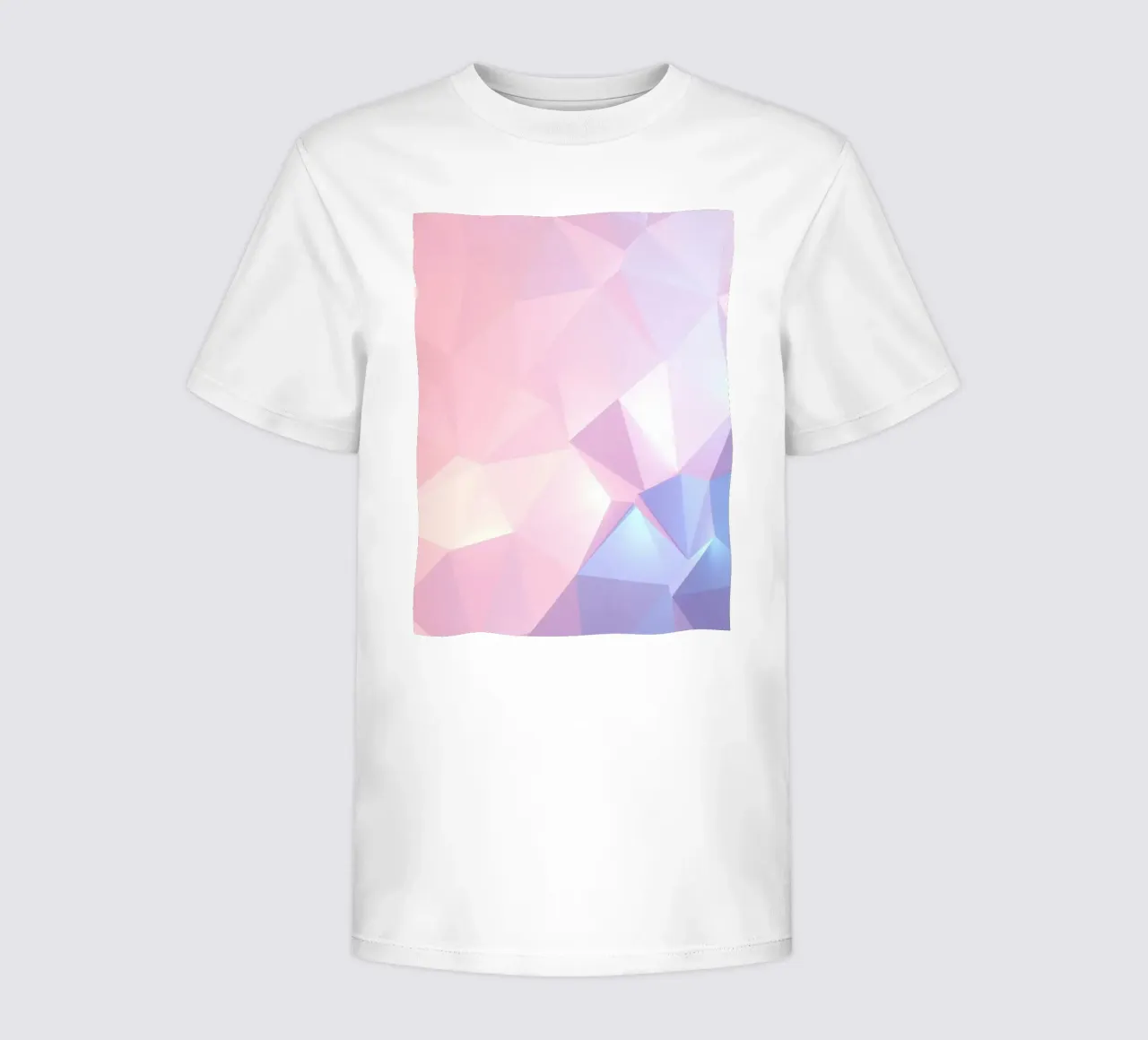 geometric pattern with soft pastels creating calming atmosph kids t-shirt by DesignDoodle