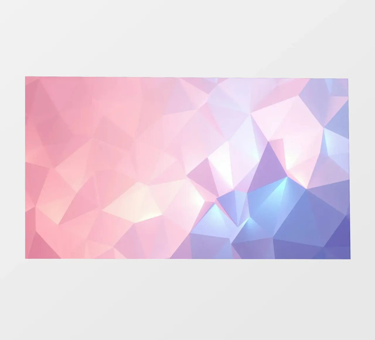 geometric pattern with soft pastels creating calming atmosph pvc cover by DesignDoodle