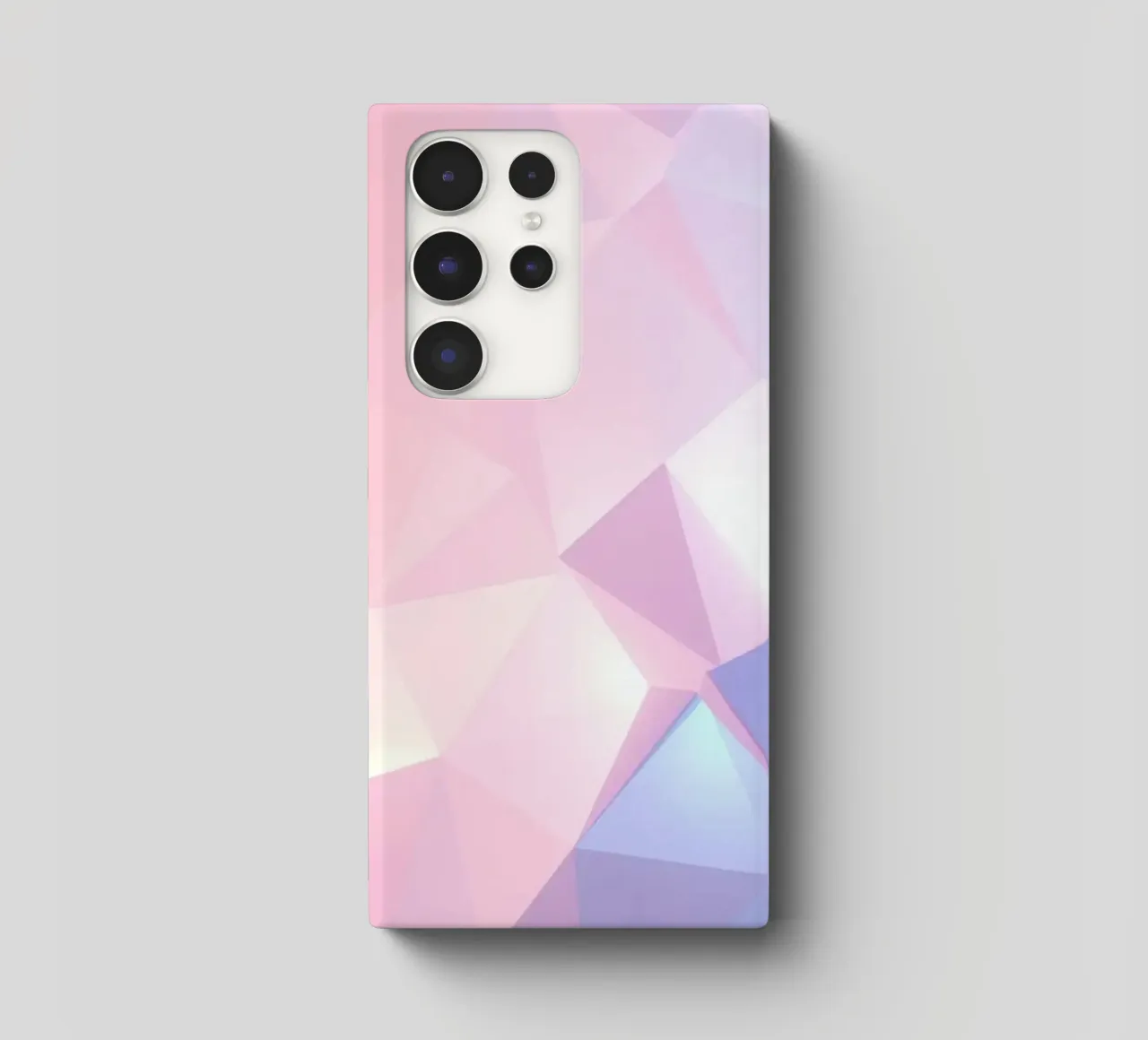 geometric pattern with soft pastels creating calming atmosph samsung phone case by DesignDoodle