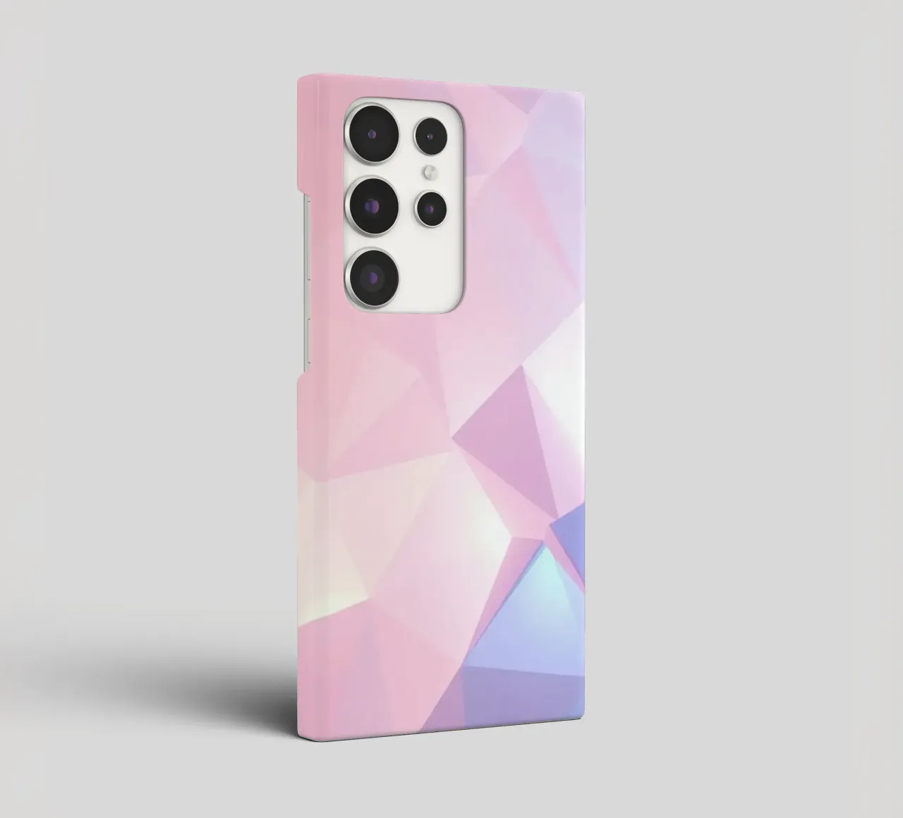 geometric pattern with soft pastels creating calming atmosph samsung phone case by DesignDoodle