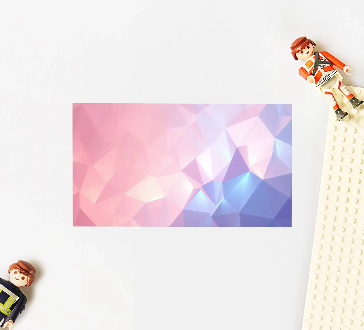 geometric pattern with soft pastels creating calming atmosph sticker by DesignDoodle