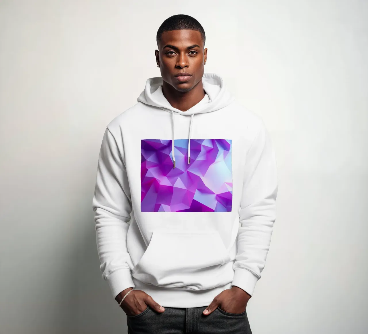 Sfondo astratto con sfumature multiple e gradiente felpa con cappuccio da DesignDoodle
