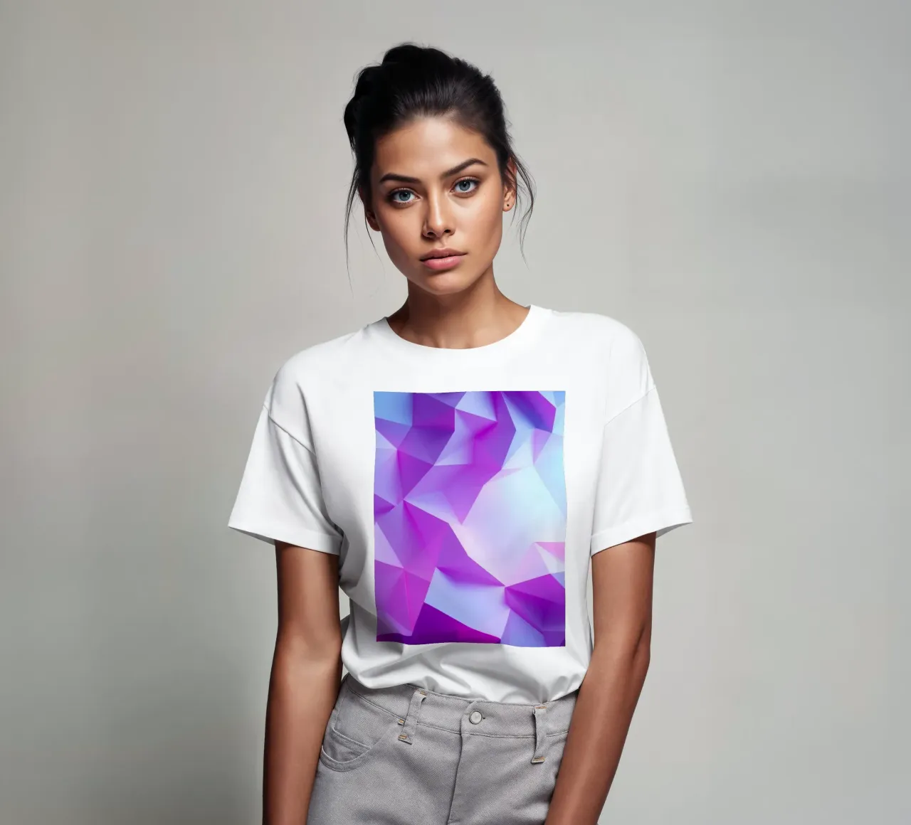 abstrakter Hintergrund mit mehreren Schattierungen und Farbverlauf T-Shirt von DesignDoodle