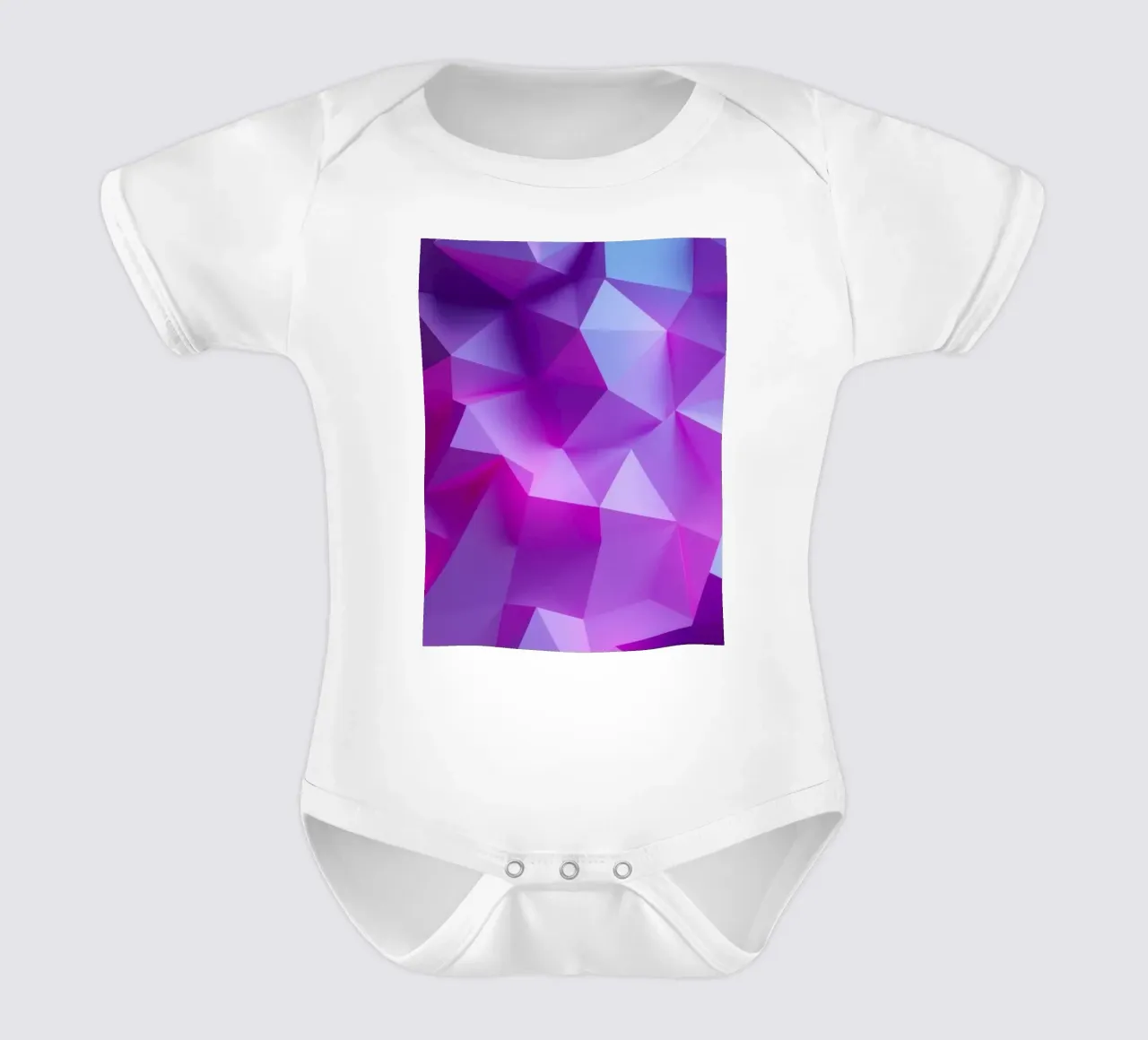 Sfondo astratto con sfumature multiple e gradiente body neonato maniche corte da DesignDoodle