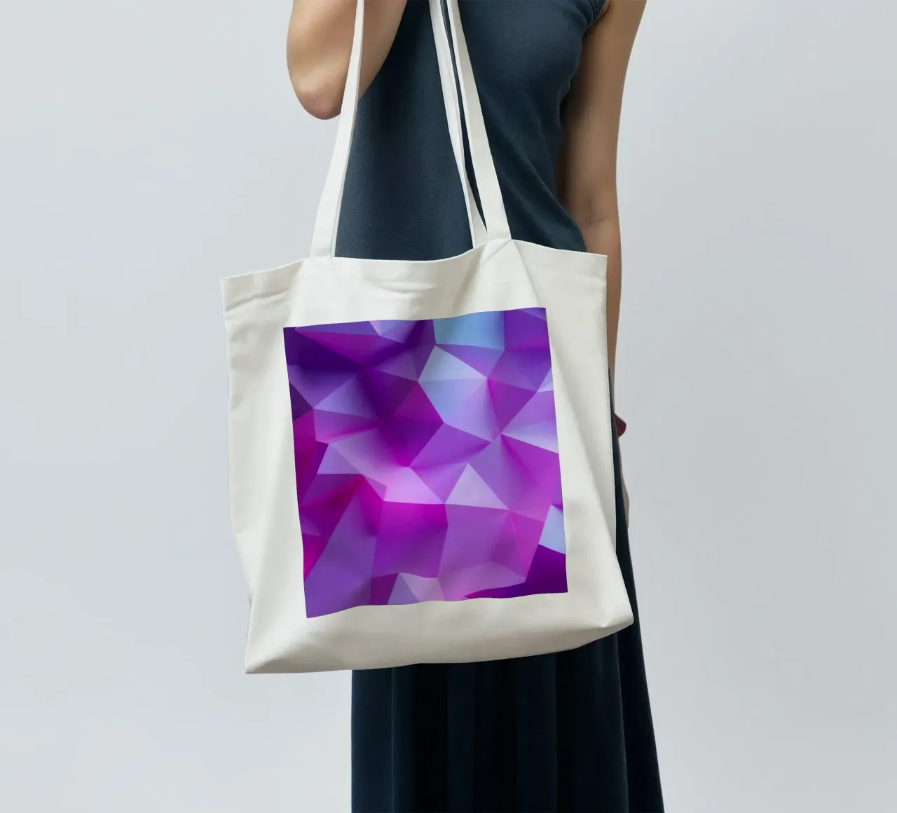 Sfondo astratto con sfumature multiple e gradiente borsa in juta da DesignDoodle