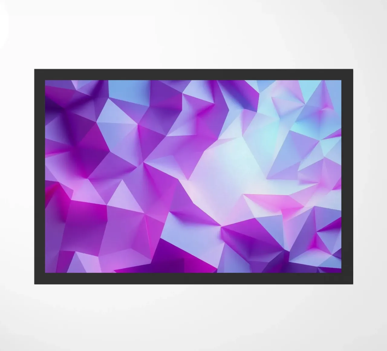 abstract background featuring multiple shades and gradient doormat by DesignDoodle
