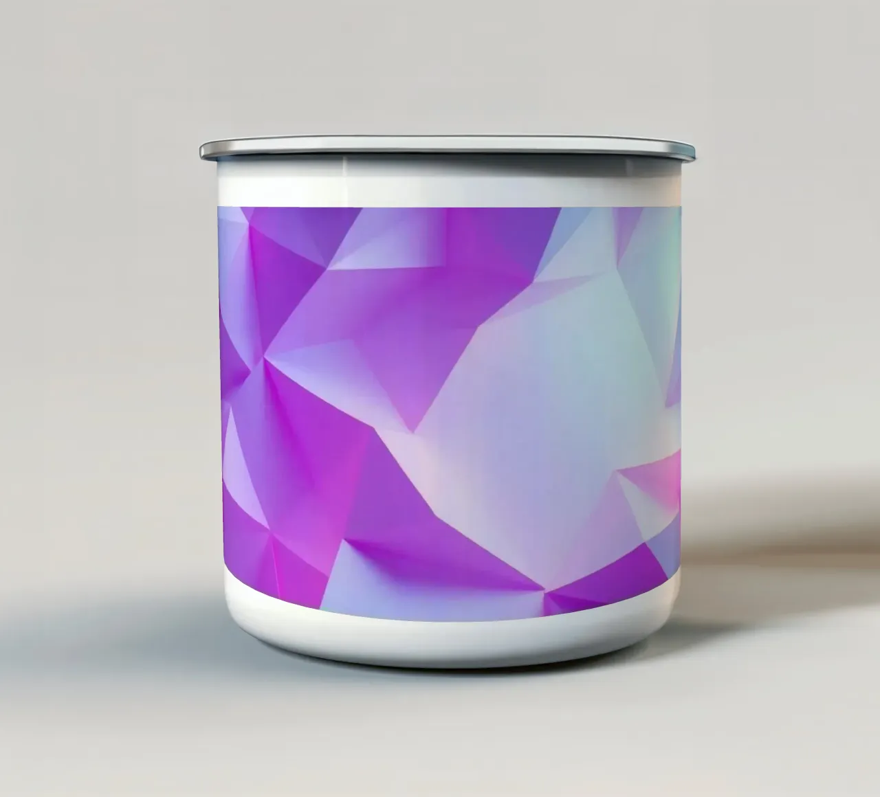 arrière-plan abstrait présentant de multiples nuances et dégradés mug en émail de DesignDoodle