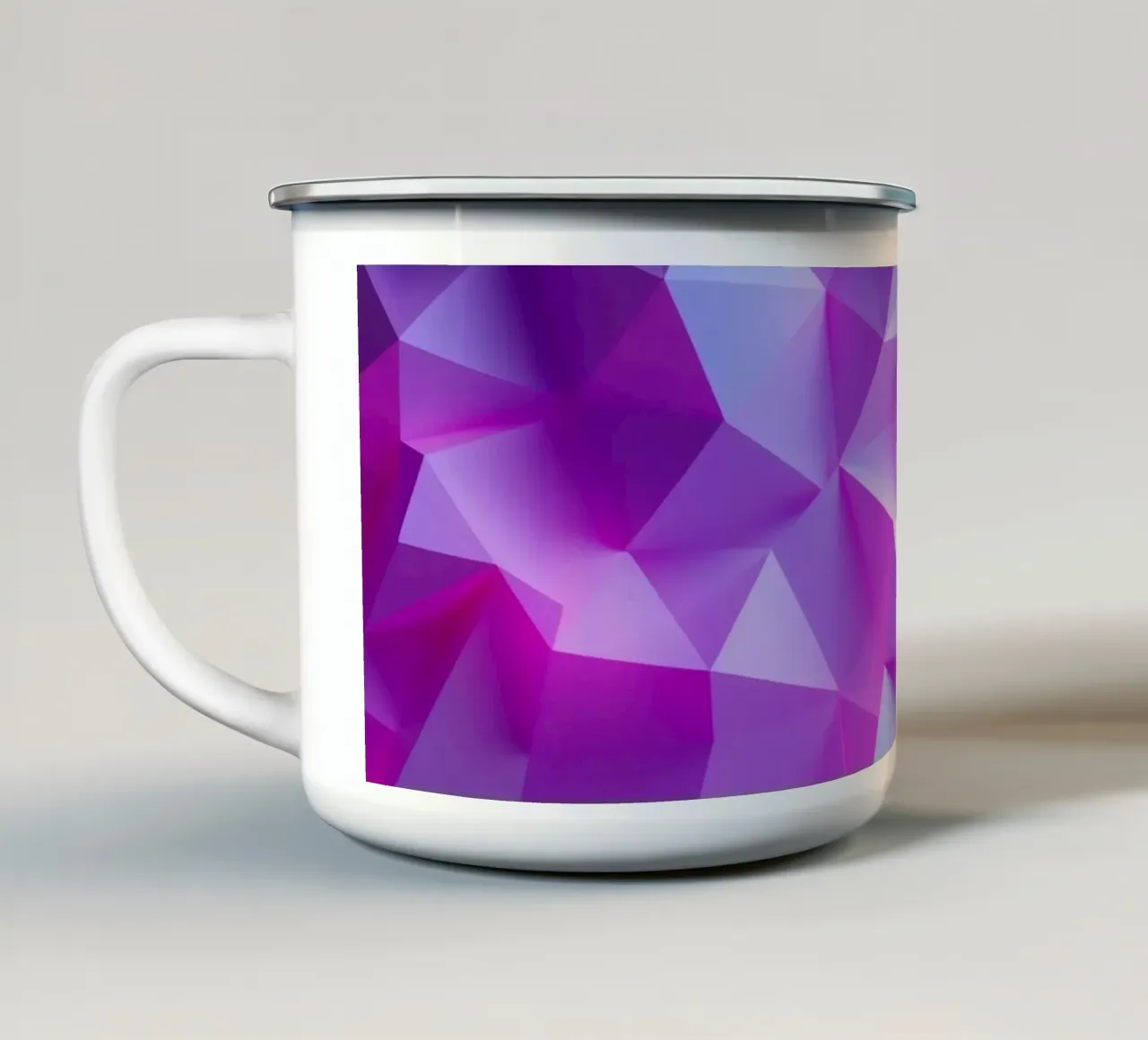 arrière-plan abstrait présentant de multiples nuances et dégradés mug en émail de DesignDoodle