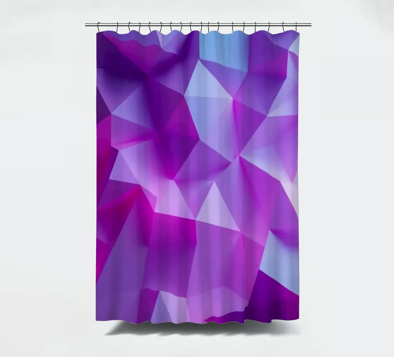 abstrakter Hintergrund mit mehreren Schattierungen und Farbverlauf Duschvorhang von DesignDoodle