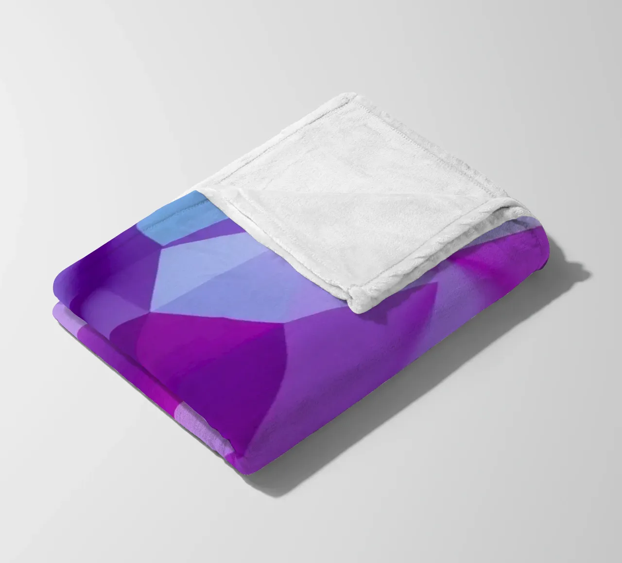 abstract background featuring multiple shades and gradient fleece blanket by DesignDoodle