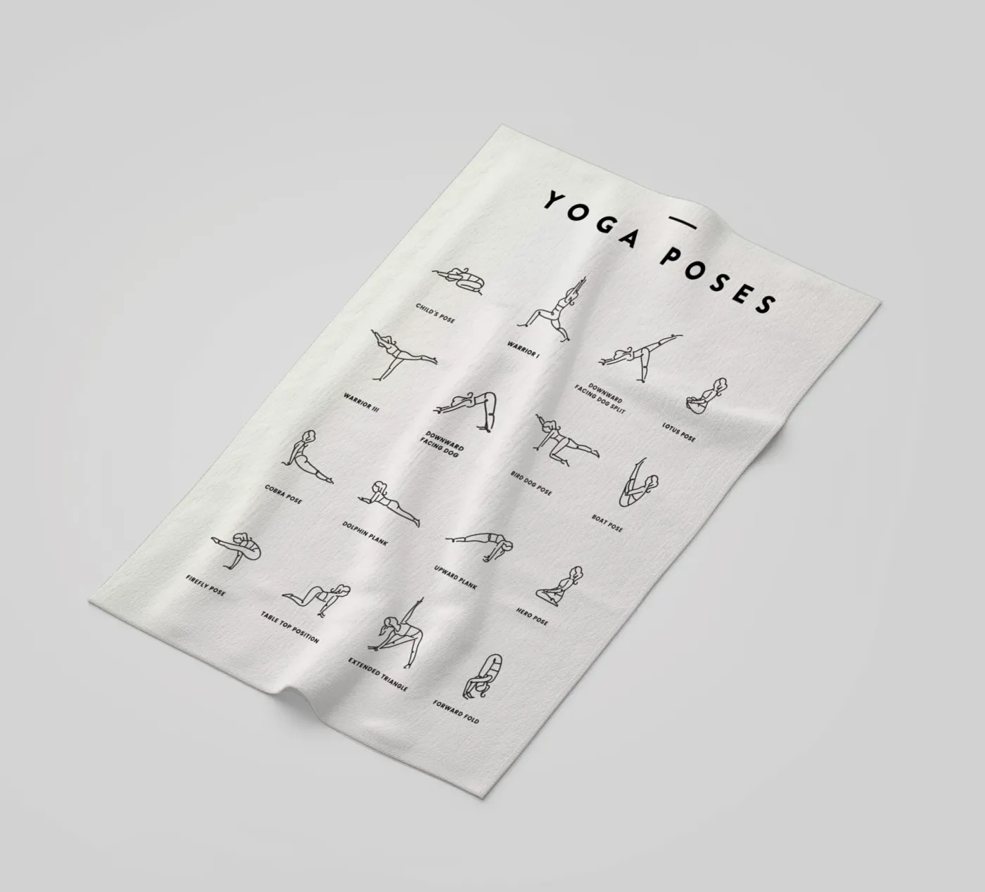 Yoga Chart 2 telo mare da daylight design studio