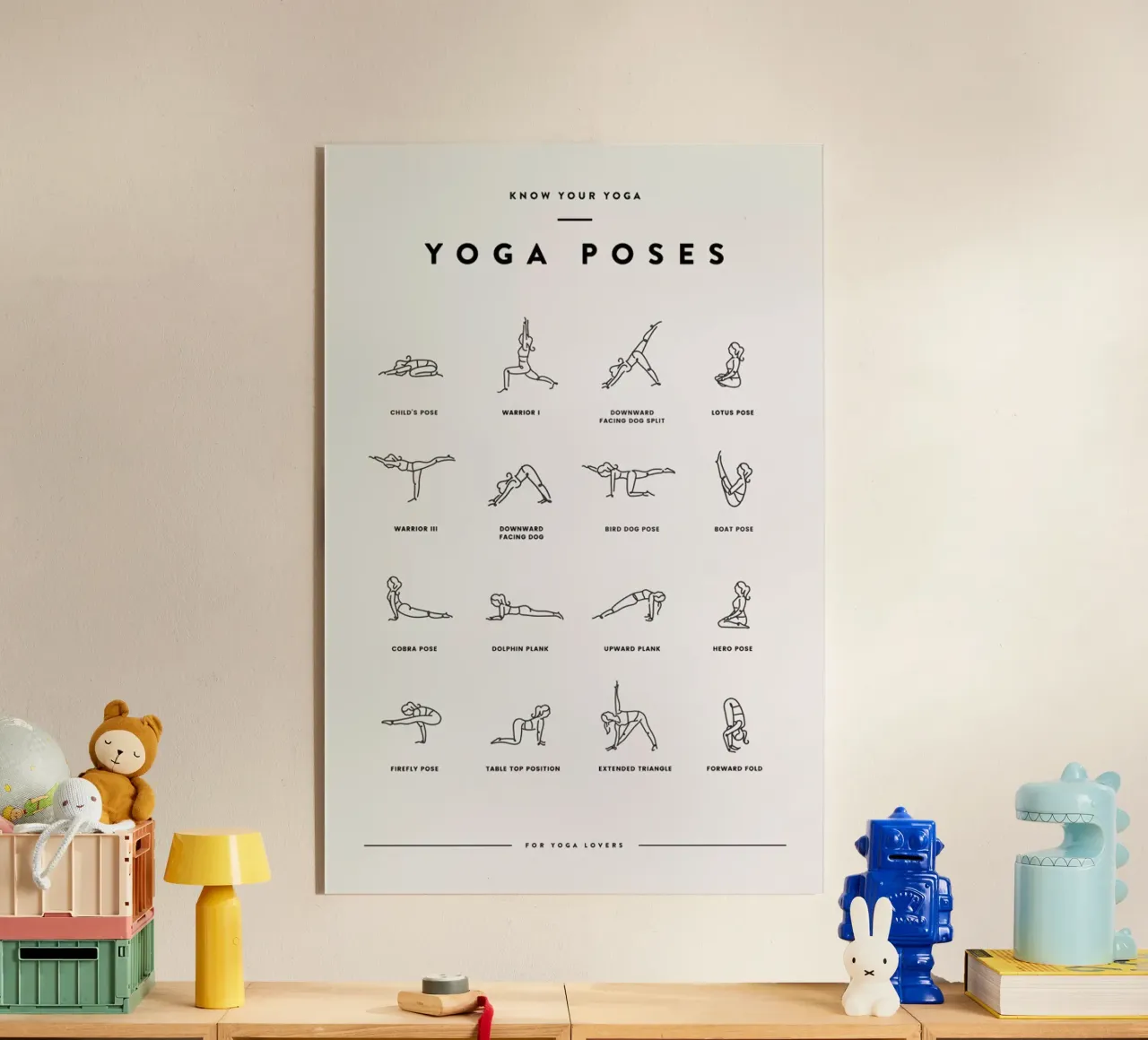 Yoga Chart 2 plexiglass da daylight design studio