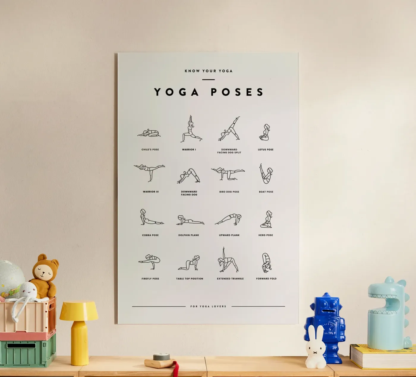 Yoga Chart 2 plexiglas de daylight design studio