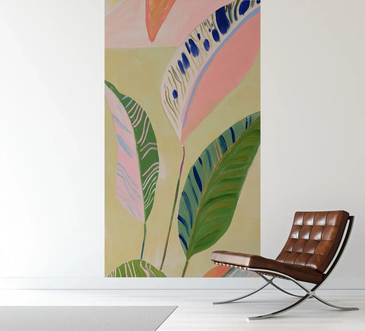 Botanical Print, Palm Print photo wallpaper by Boheme