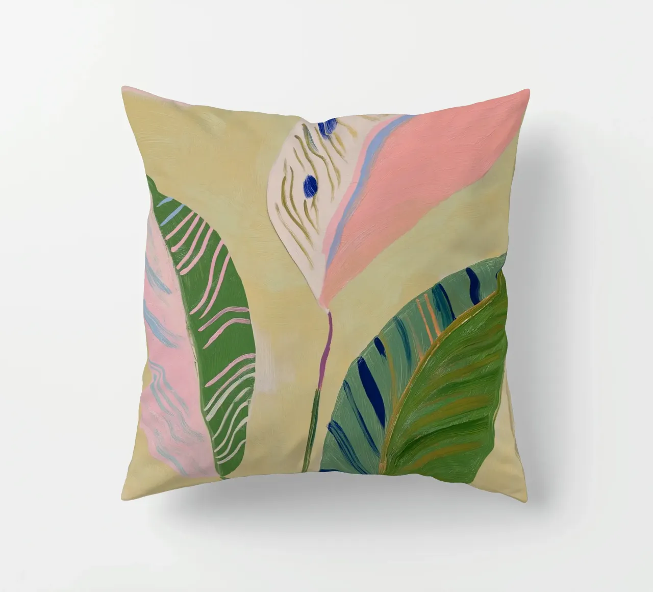 Botanical Print, Palm Print decorative cushion by Boheme