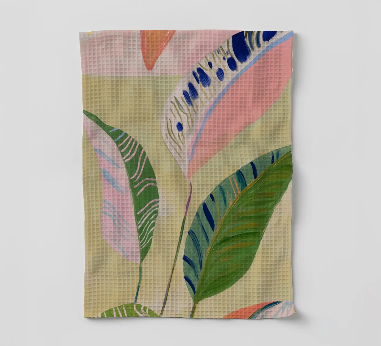 Botanical Print, Palm Print tea towel by Boheme