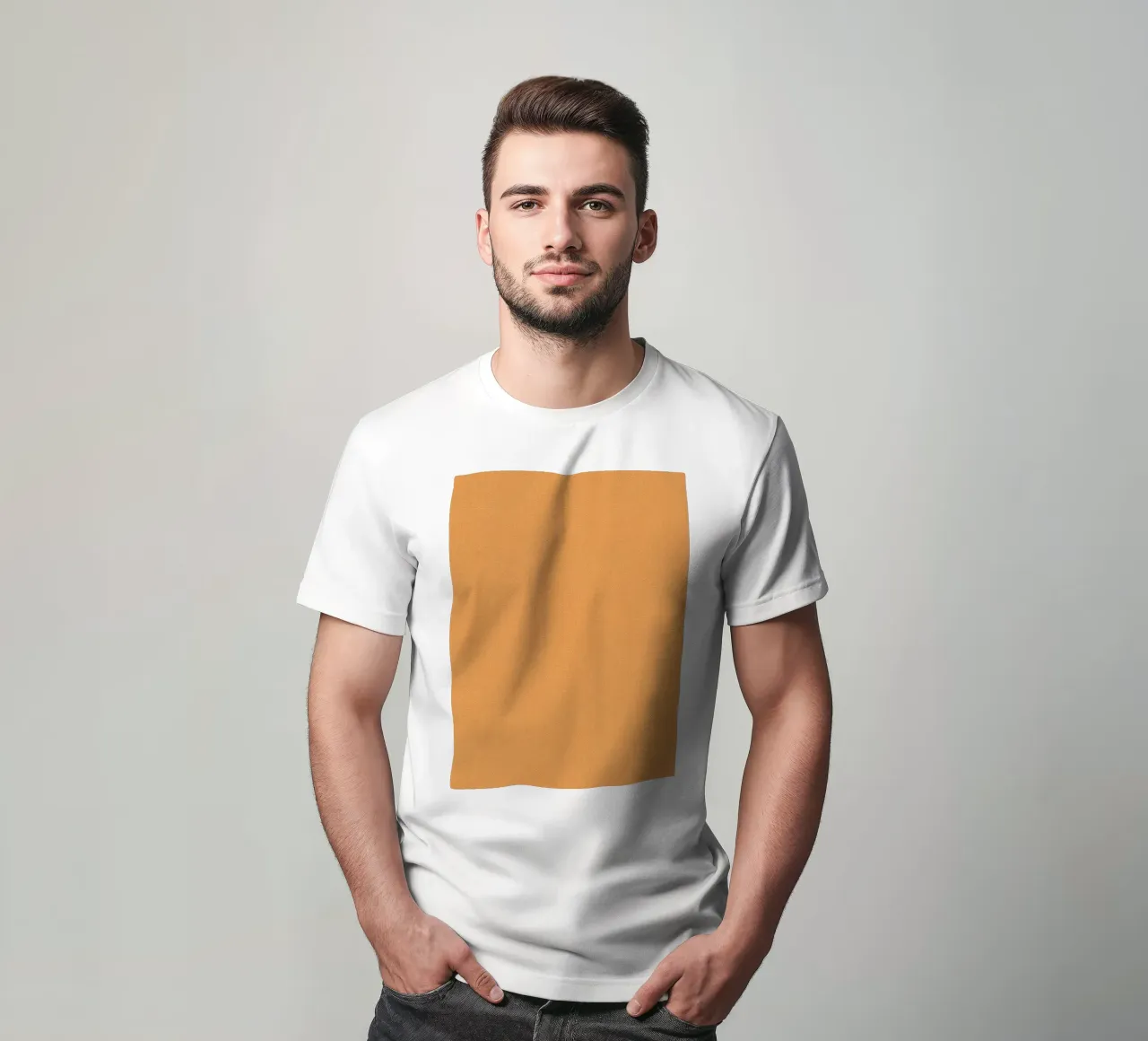 Sfondo caldo e strutturato in toni naturali t-shirt da DesignDoodle