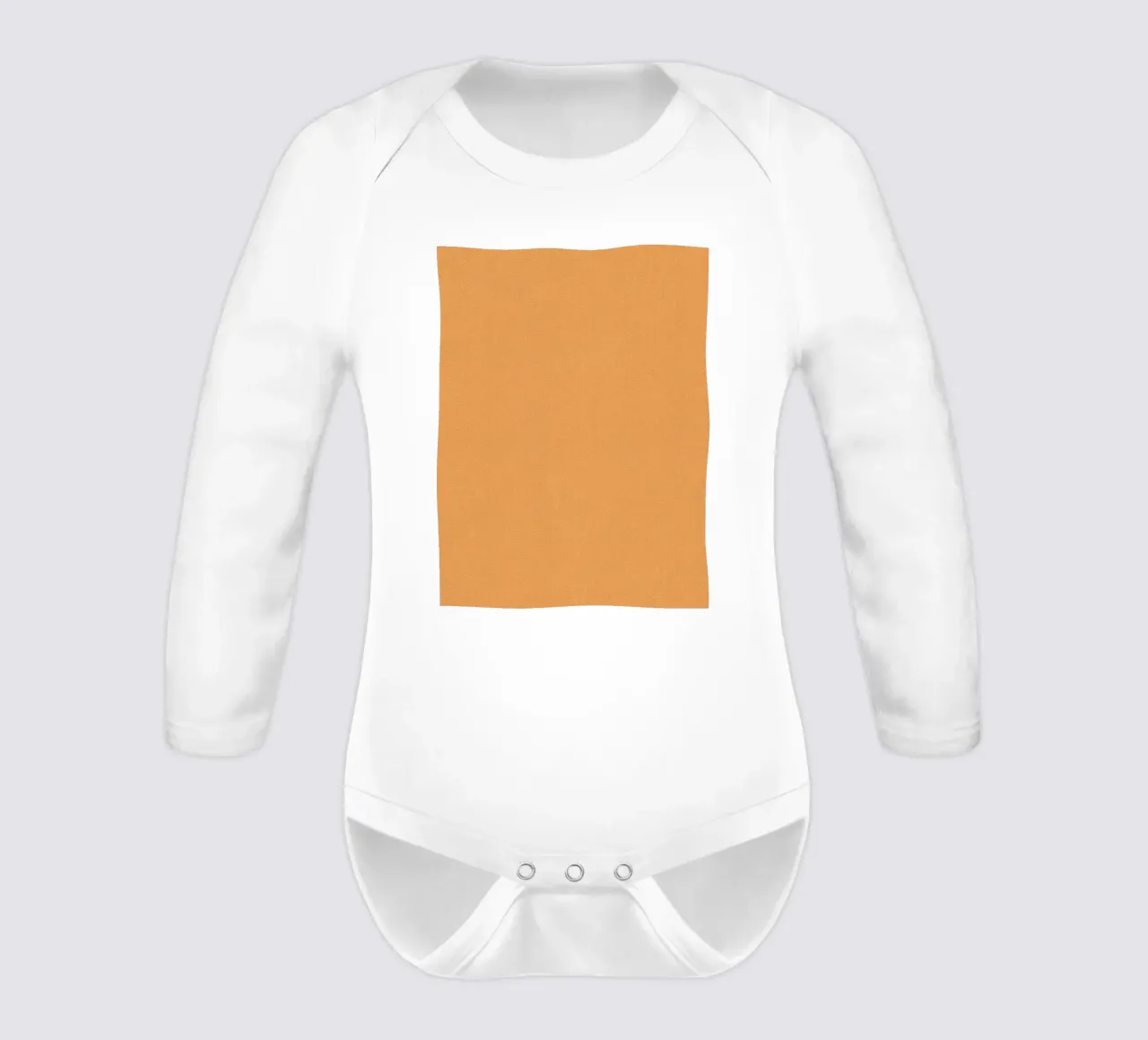 Warm textured background in natural tones long-sleeve baby romper by DesignDoodle