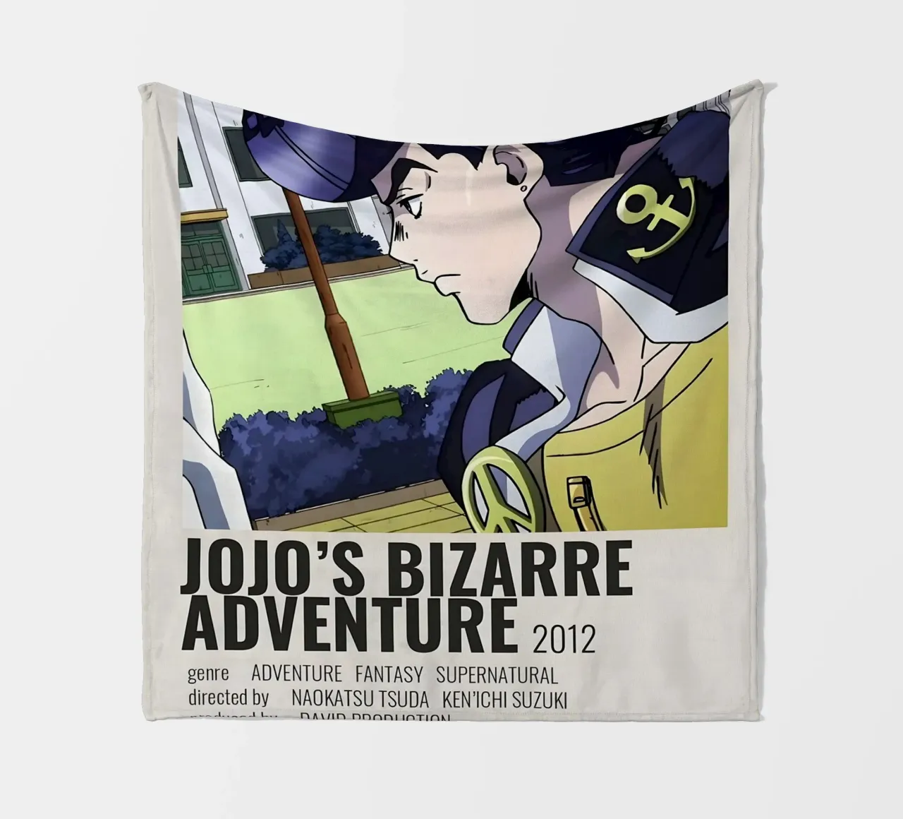 JOJO'S BIZARRE ADVENTURE 2012 coperta in pile da Totoya