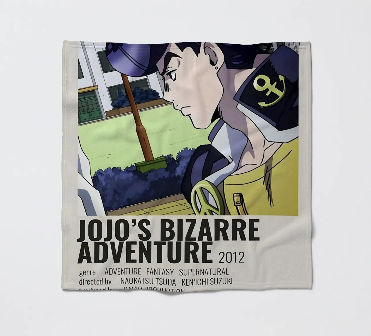 JOJO'S BIZARRE ADVENTURE 2012 coperta in pile da Totoya