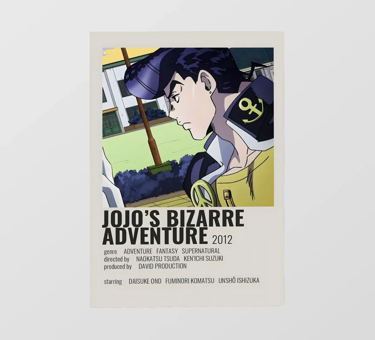 JOJO'S BIZARRE ADVENTURE 2012 telo in pvc da Totoya
