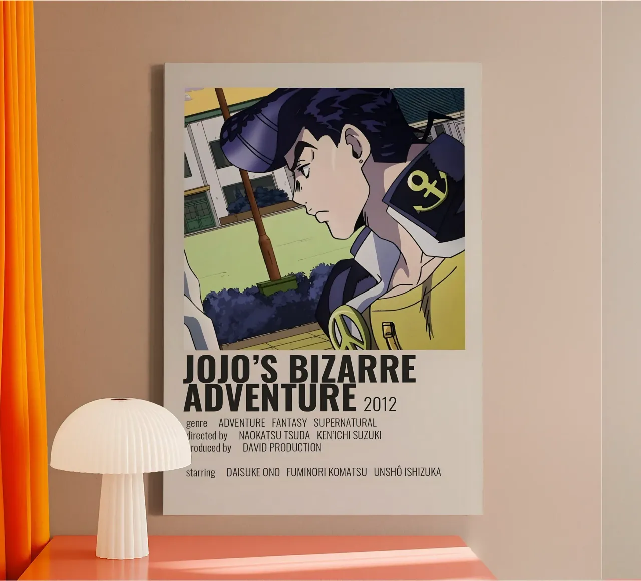 JOJO'S BIZARRE ADVENTURE 2012 Leinwand mit Schattenfugenrahmen von Totoya