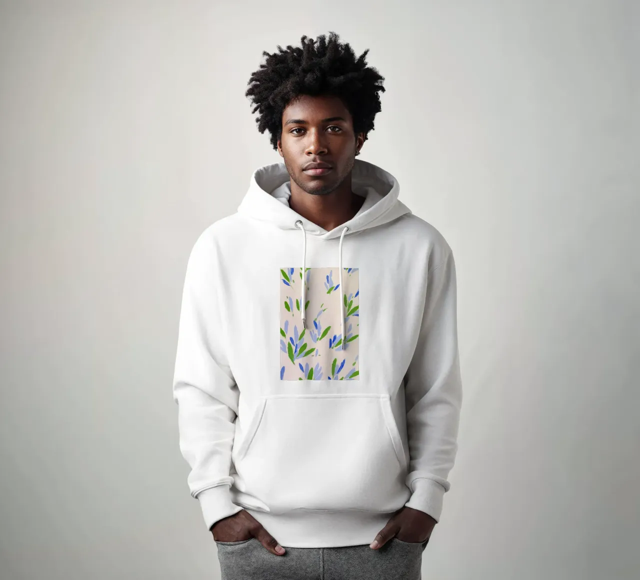 Abstract Flower Print, Botanical Print, Floral Art hoodie by Boheme