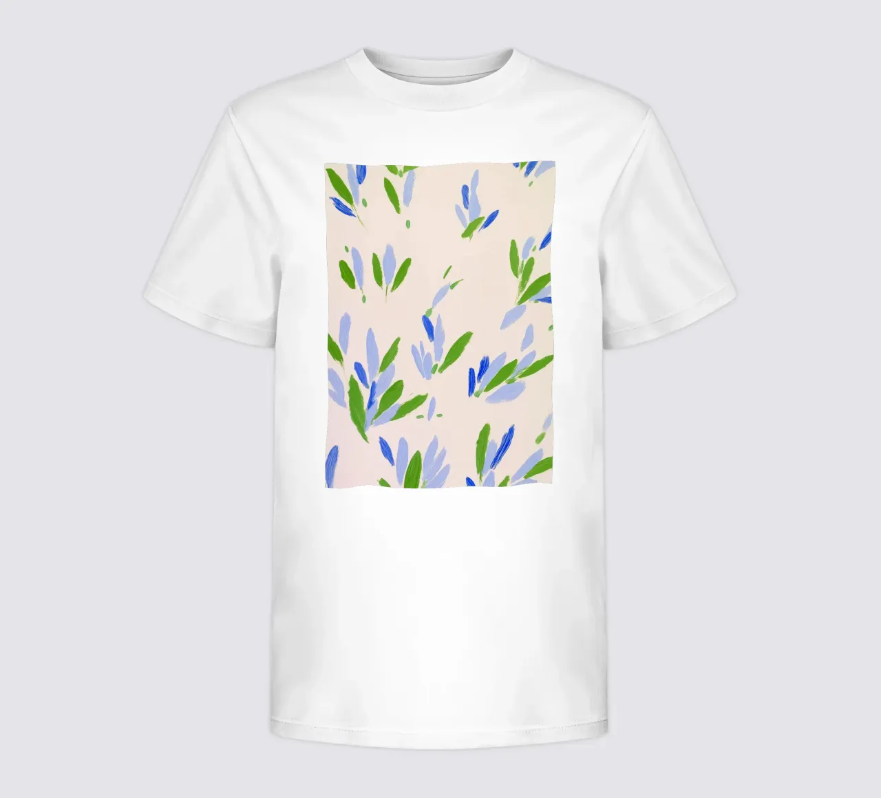 Abstracte bloemenprint, Botanische print, Bloemsierkunst kinder t-shirt van Boheme