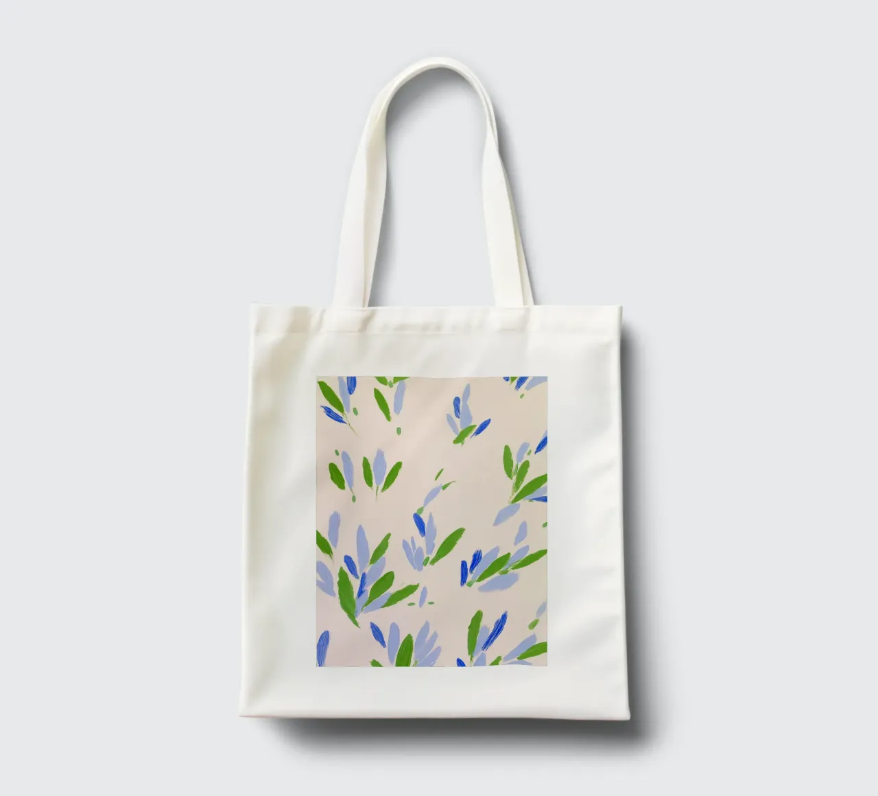 Abstracte bloemenprint, Botanische print, Bloemsierkunst jute draagtas van Boheme