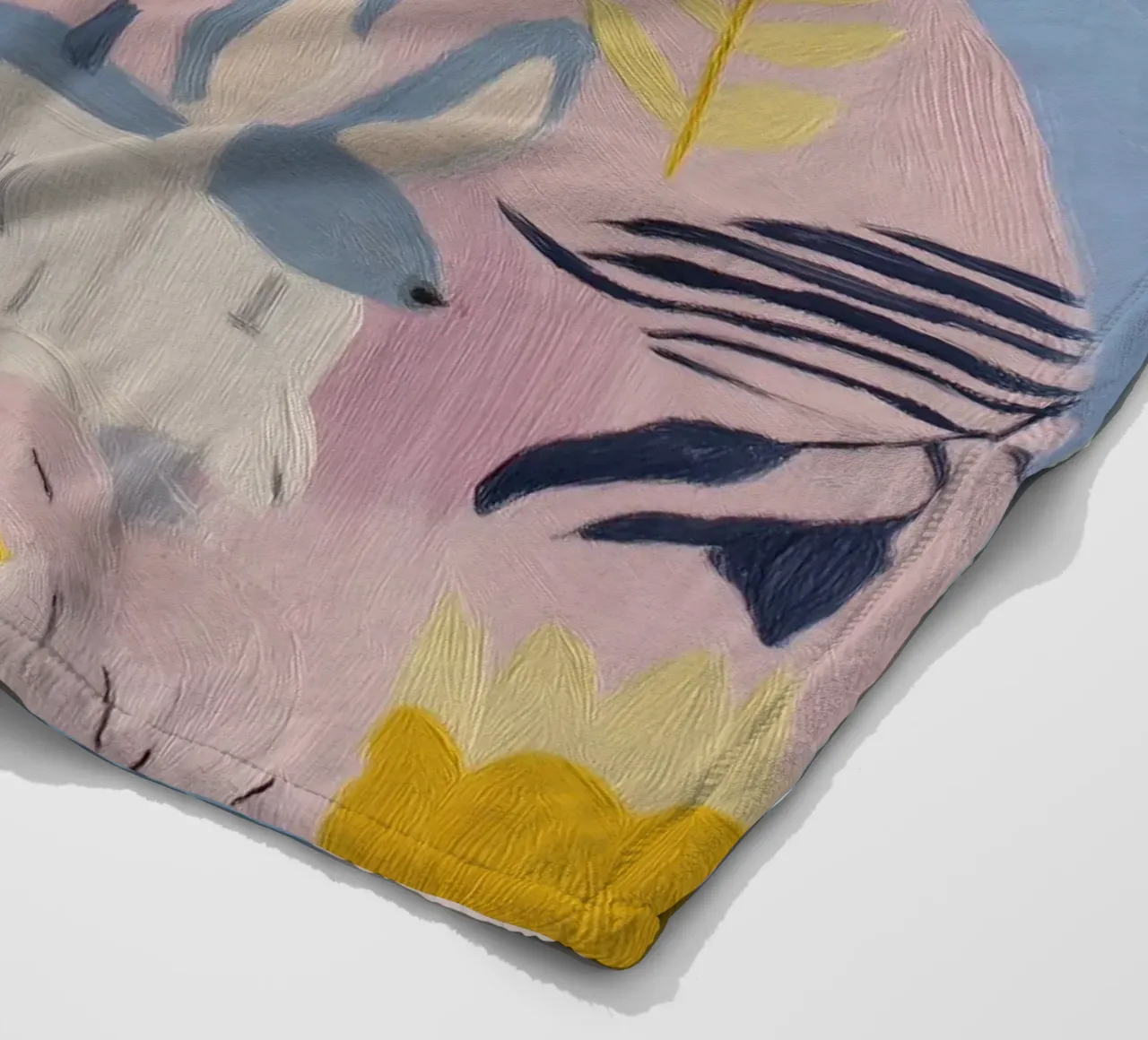Boho Folk Print, Uil Print fleecedeken van Boheme