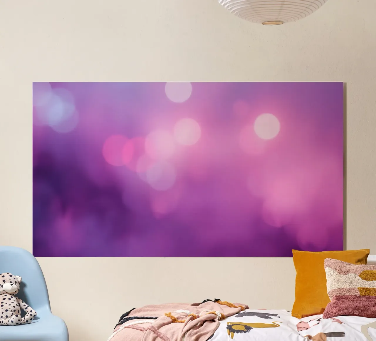 Gli effetti bokeh colorati creano un'atmosfera da sogno ad un livello di plexiglass da DesignDoodle
