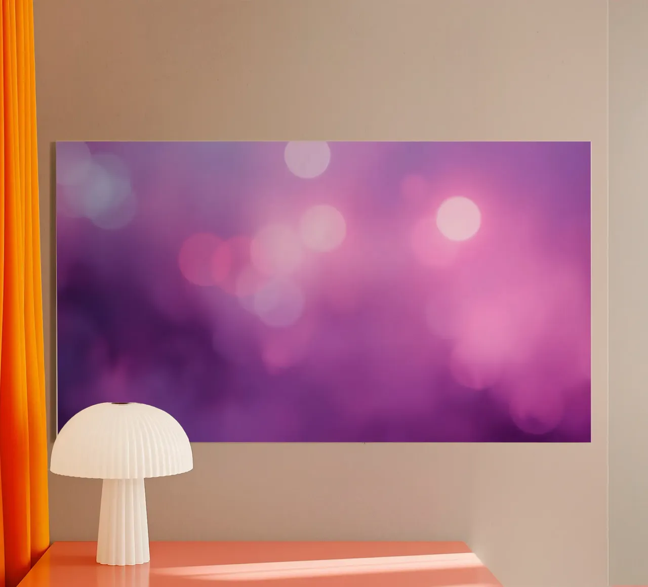 Gli effetti bokeh colorati creano un'atmosfera da sogno ad un livello di plexiglass da DesignDoodle