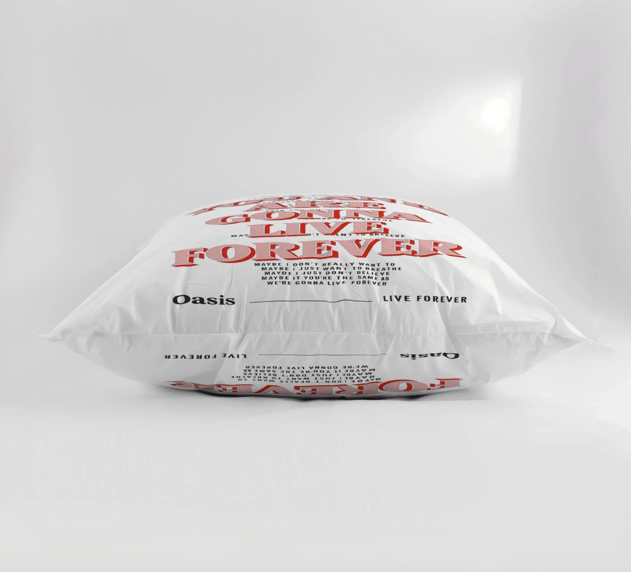 You and I Are Gonna Live Forever – Oasis cuscino da Attaboy Dsgn
