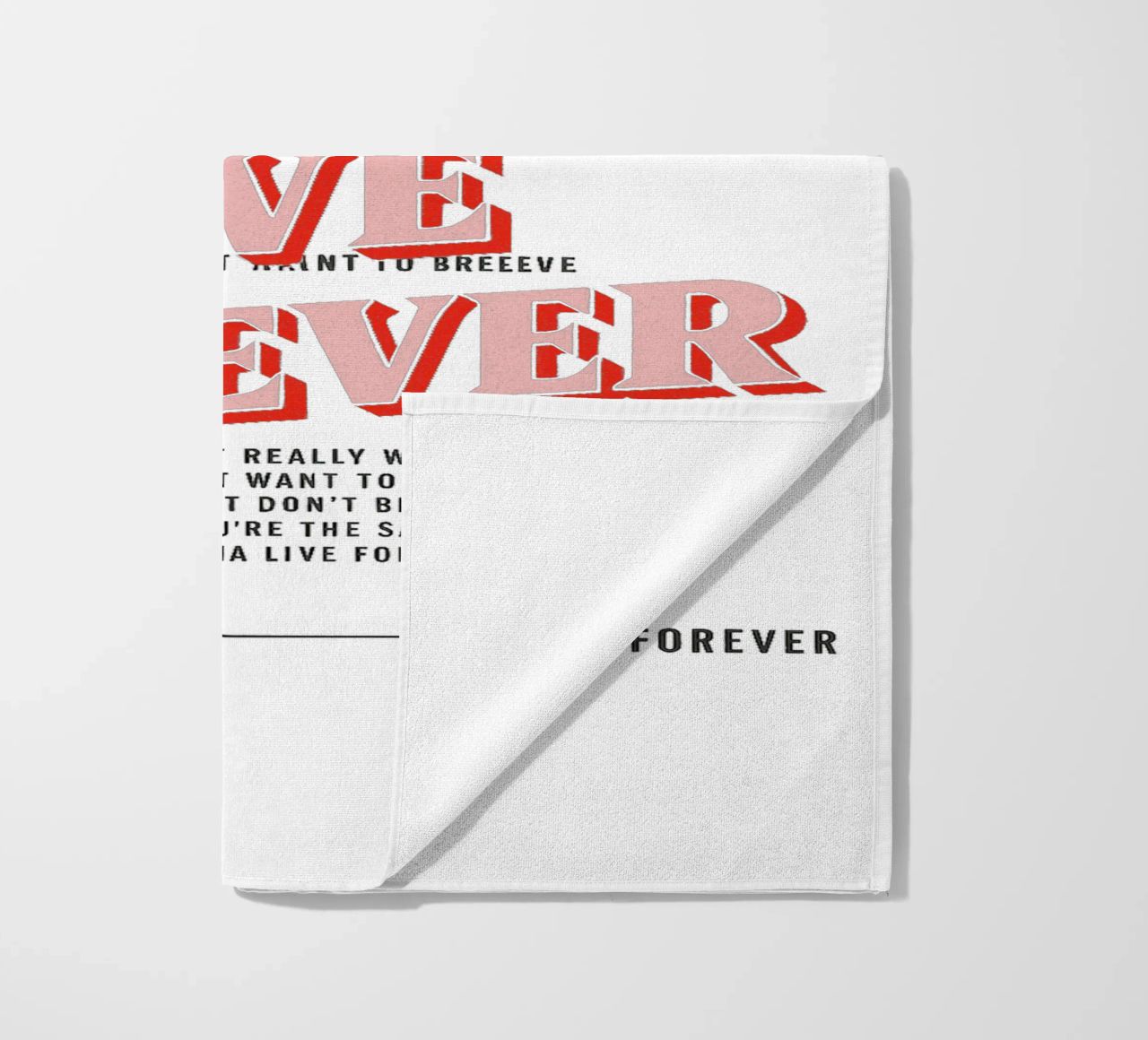 You and I Are Gonna Live Forever – Oasis telo mare da Attaboy Dsgn