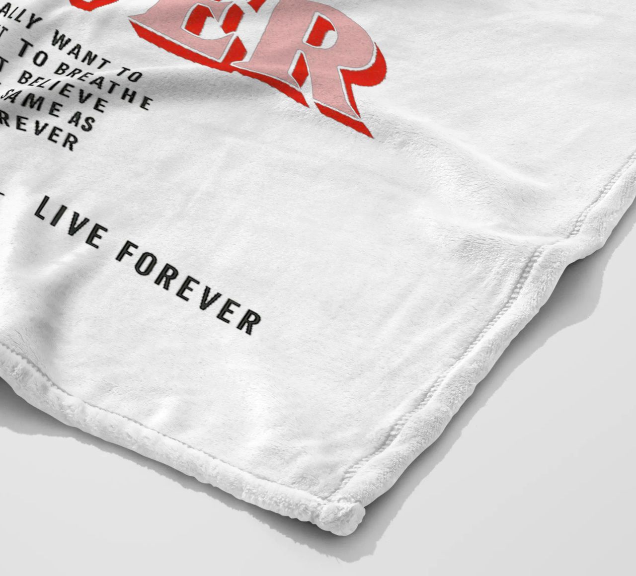 You and I Are Gonna Live Forever – Oasis coperta in pile da Attaboy Dsgn