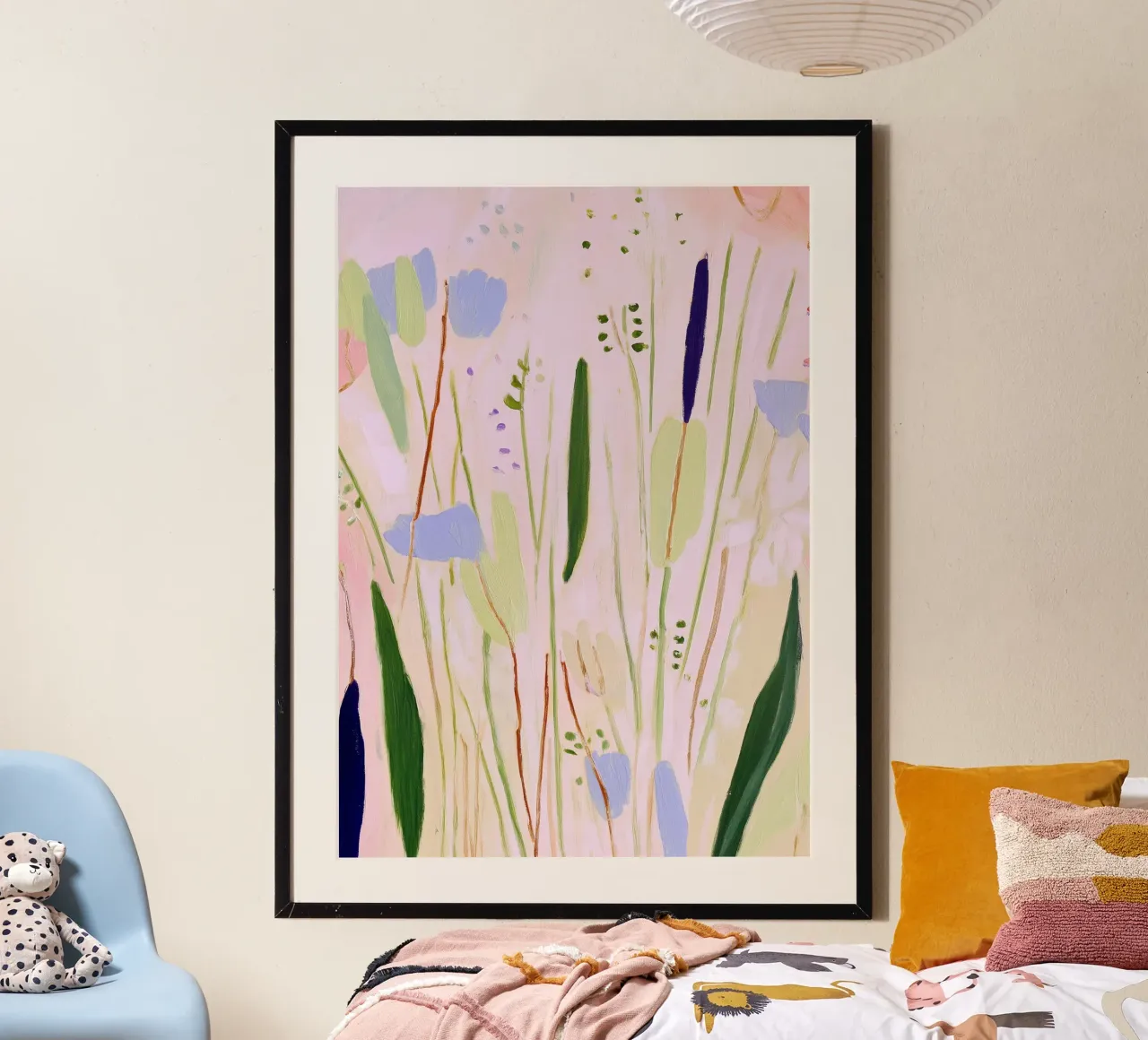 Impresión botánica de flores, póster abstracto de flores hahnemühle de Boheme