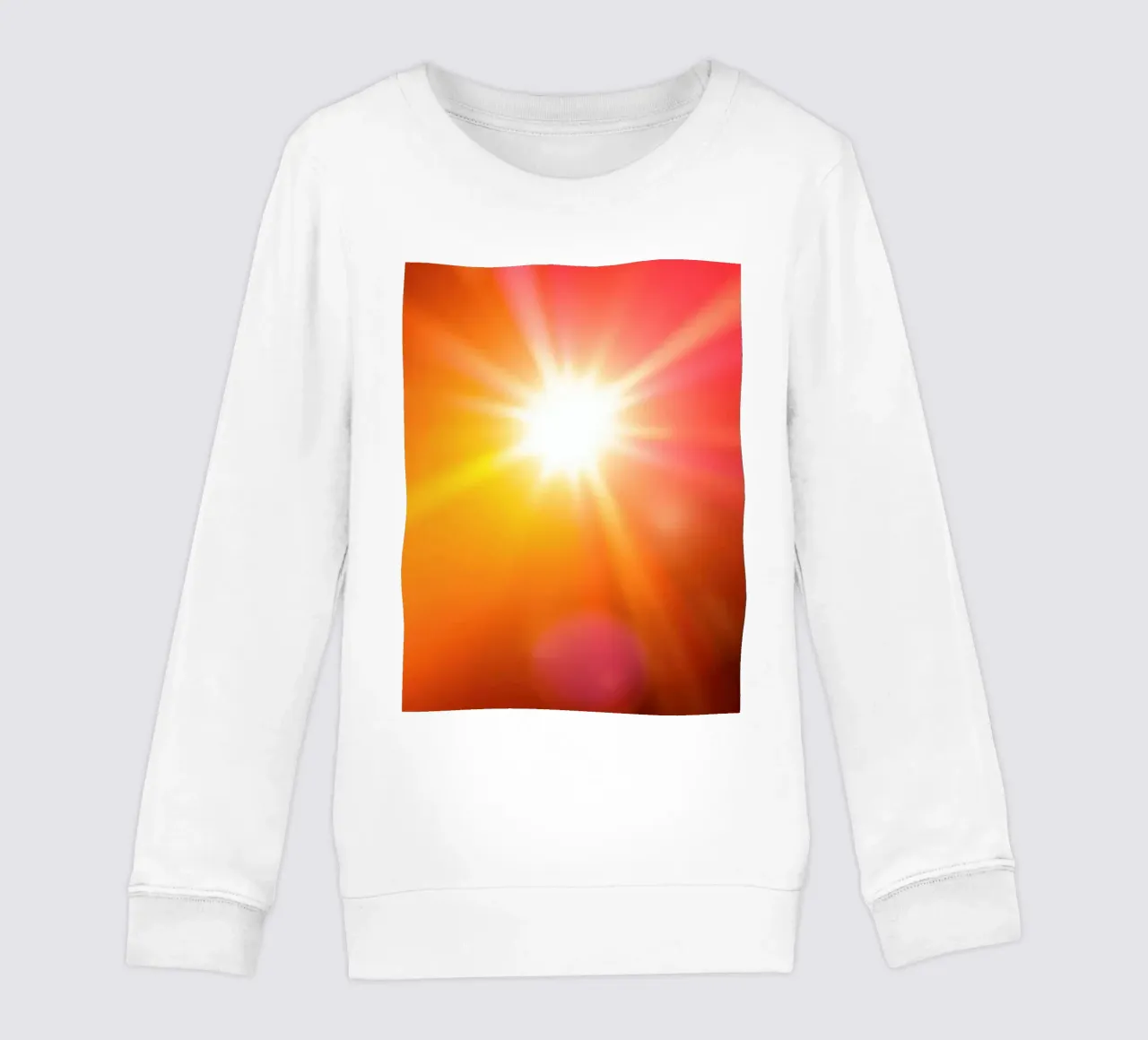 La luce del sole irradia calore durante un pomeriggio di tranquillità felpa bambino da DesignDoodle