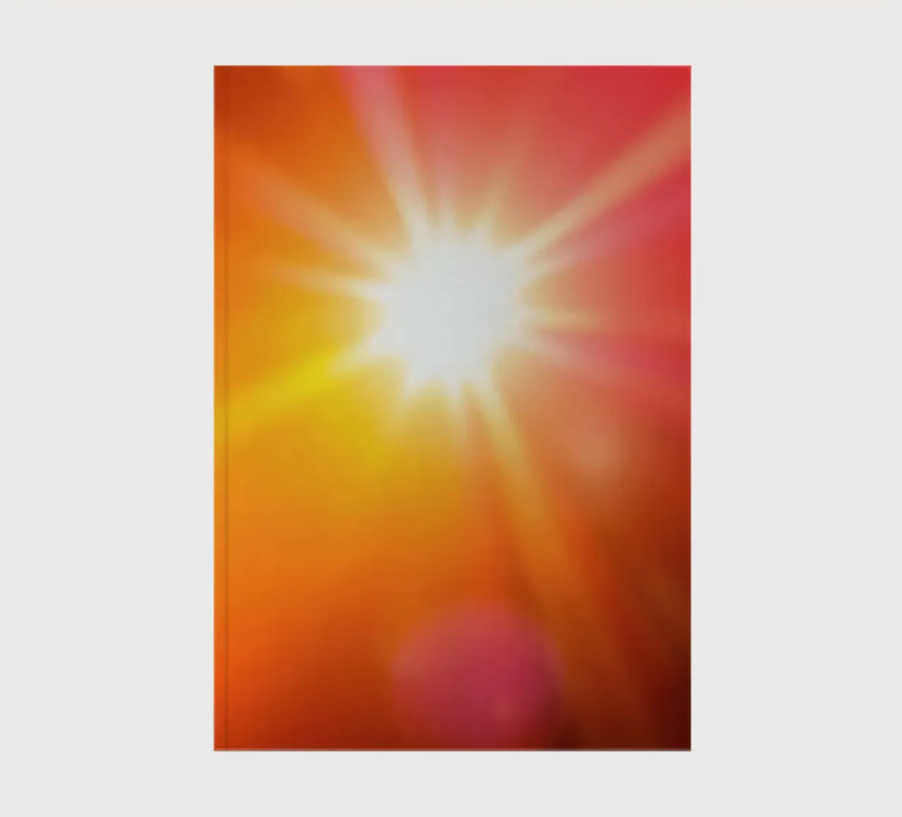 La lumière du soleil rayonne de chaleur au cours d'un après-midi paisible carnet de notes de DesignDoodle