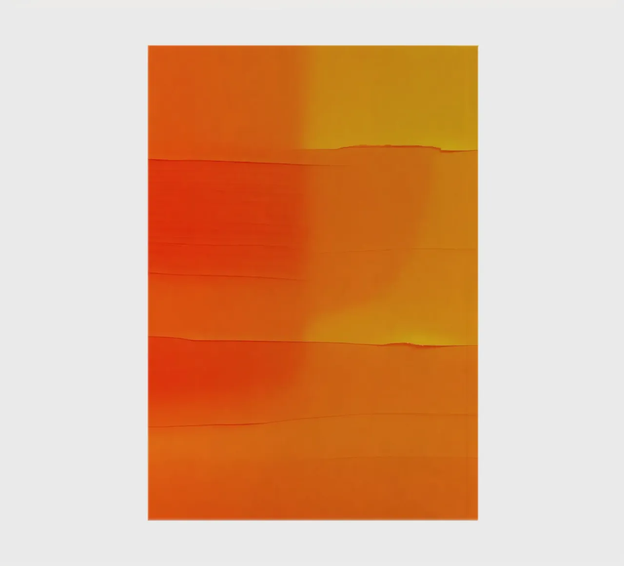 abstract composition merging shades of orange and yellow notebook by DesignDoodle