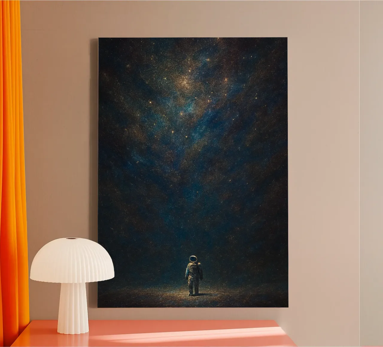 Infinite Frontier tela con Cornice a cassetta da Mosaic Dialogue