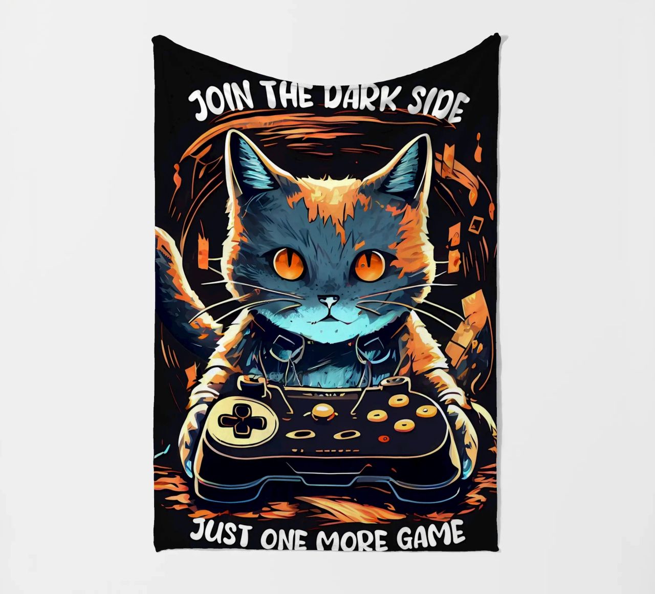 gatto controller per videogiochi auricolare testo di gioco coperta in pile da William D Ogden