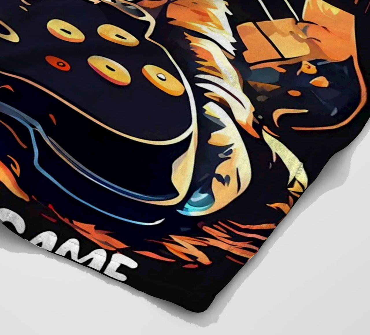 gatto controller per videogiochi auricolare testo di gioco coperta in pile da William D Ogden