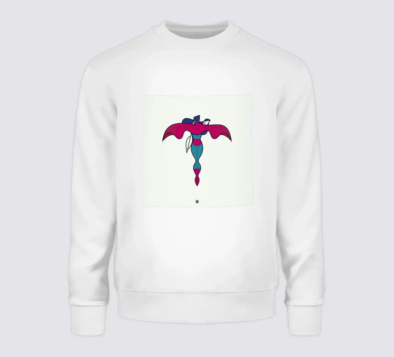 Fly me to the Moon felpa da Ale Giorgini