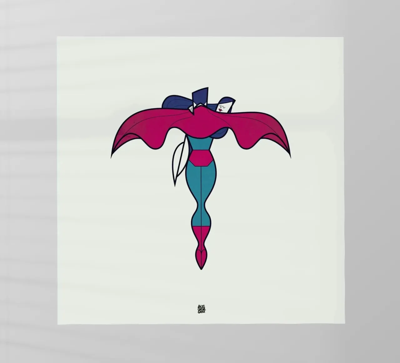 Fly me to the Moon pellicola backlit da Ale Giorgini